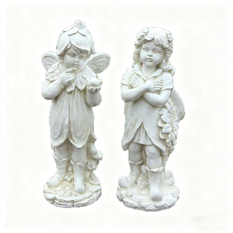 Fiberglass Human Sculpture of a Little Angel