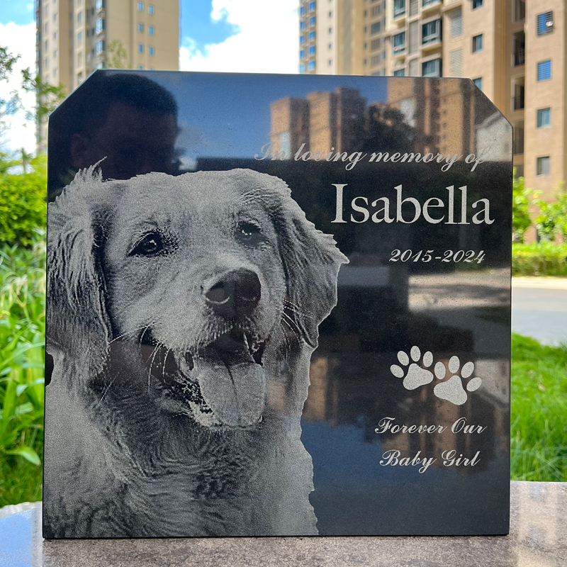 Custom Granite Memorial Monument