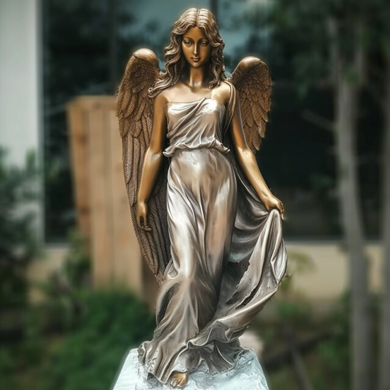 Bronze Angel Sculpture