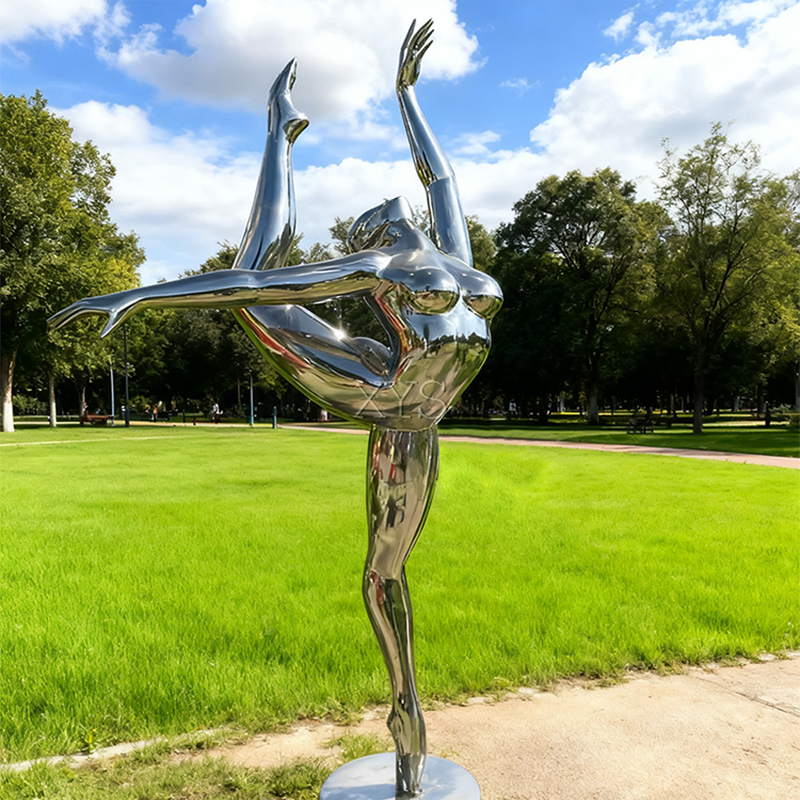 Grace in Motion Mirror Dancer Sculpture