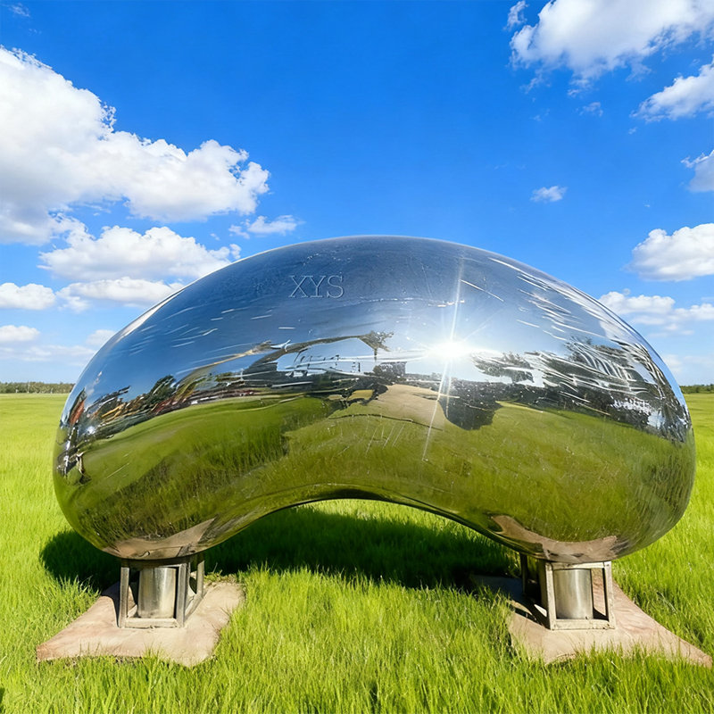 Cloud Pod Mirror Abstract Sculpture