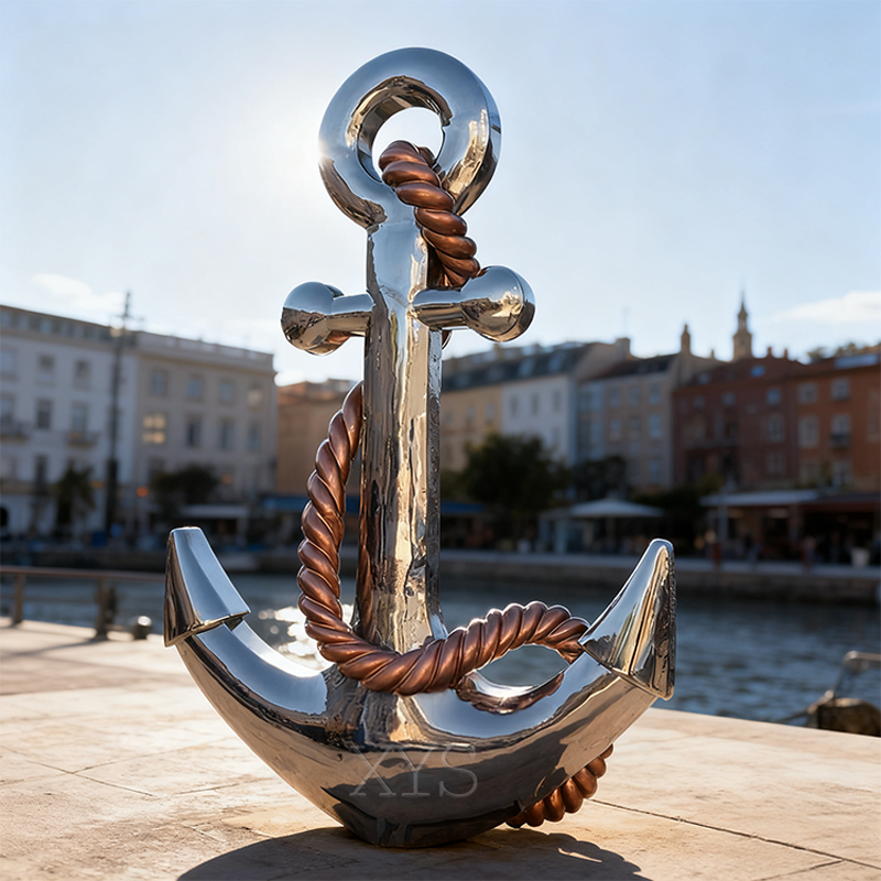 Set Sail Anchor-Theme Sculpture