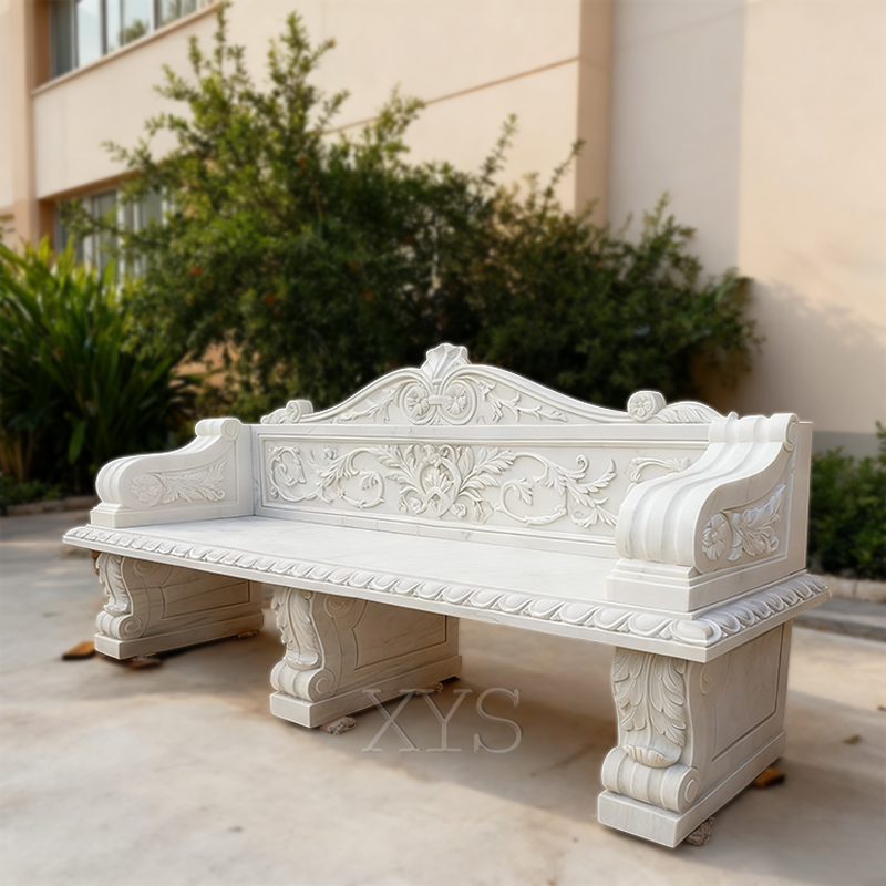 European Marble Bench