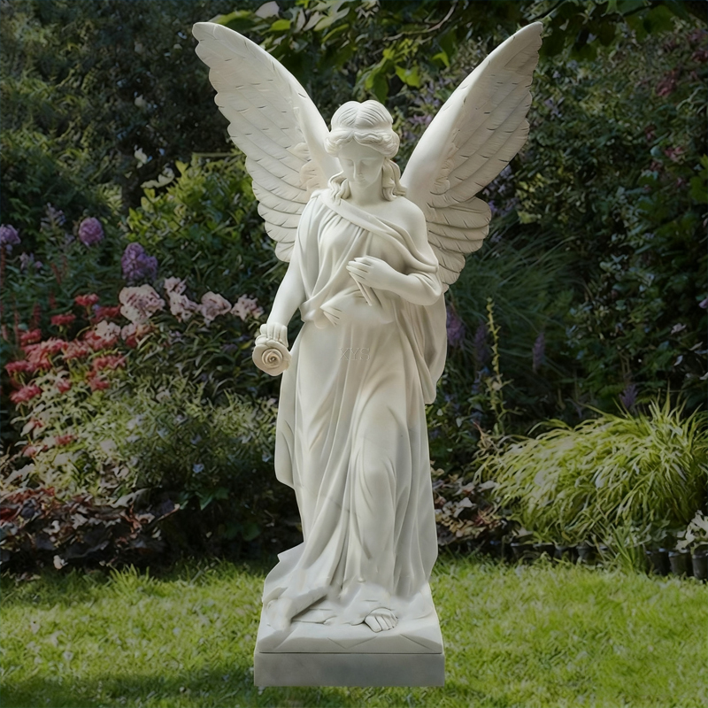 White Marble Angel Statue