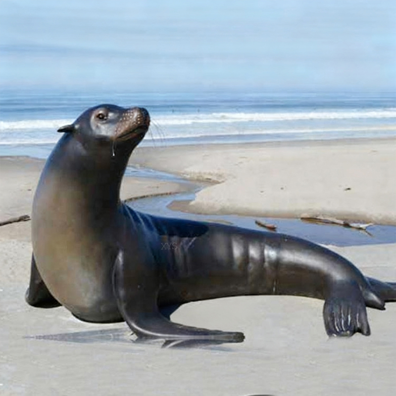 Bronze Sea Lion Sculpture