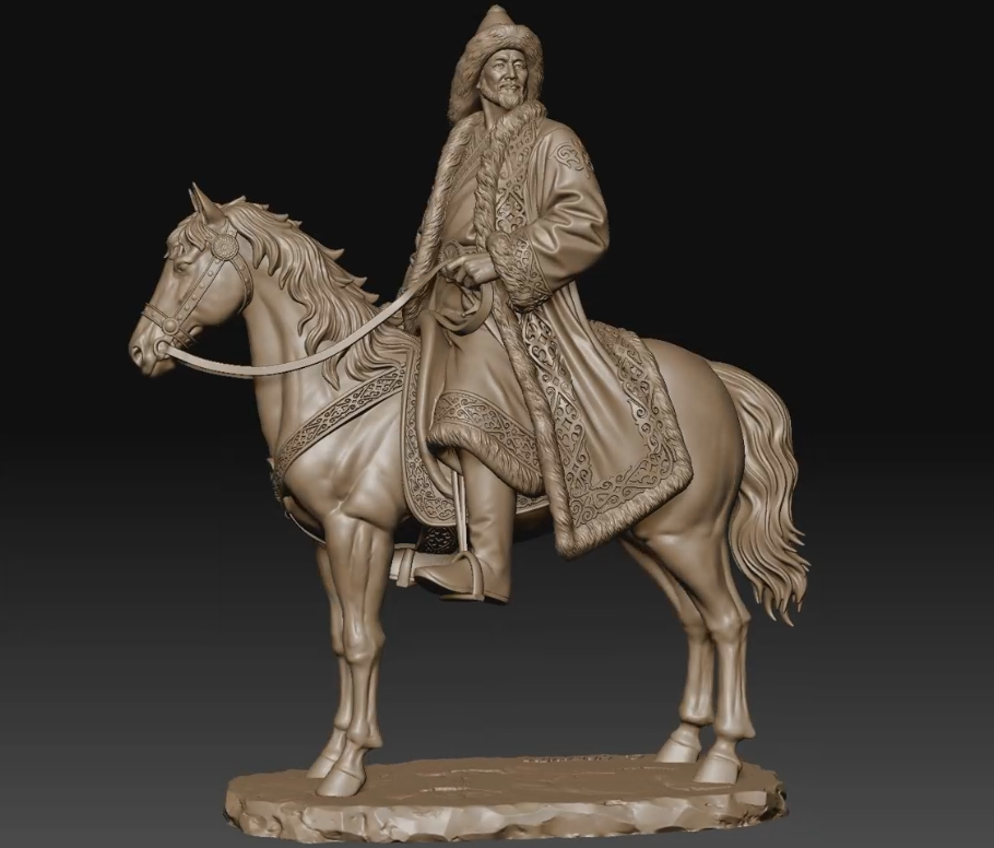 Why Does a Bronze Equestrian Statue Start as a 3D Digital Model Before Casting?